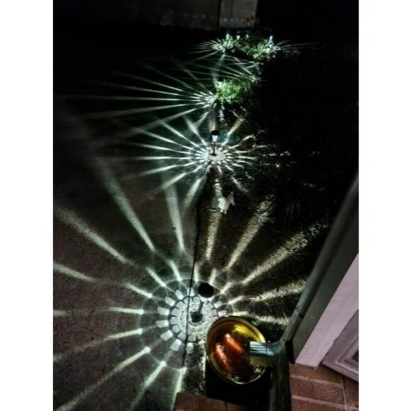 12 Pack Solar Lights Outdoor Waterproof, Cool White Pathway Lights Solar - Picture 2 of 2